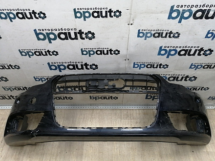 BA000162; Бампер передний; под паркт.; под омыват. (4G0 807 437) для Audi A6 C7/БУ; Оригинал; Р1, Мелкий дефект; 