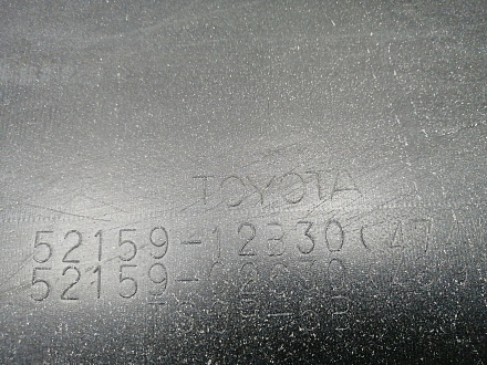 AA044344; Бампер задний; без паркт. (52159-12B30) для Toyota Corolla 150 рест. (2010-2013)/БУ; Оригинал; Р1, Мелкий дефект; 