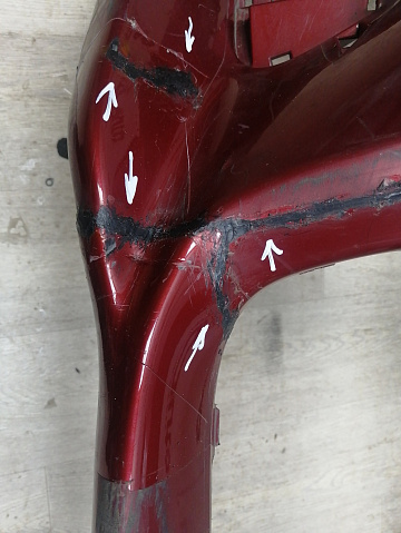 Фотография детали BA000242; Бампер передний; под паркт.; под омыват. (62022-4HB0H) для Infiniti Q50 (2013-2017)/БУ; Оригинал; Р2, Удовлетворительное; . Фото номер 9