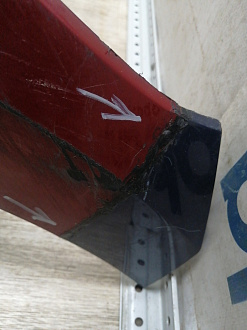 AA046274; Бампер передний; без паркт.; без омыват. (86511-F2000) для Hyundai Elantra VI (AD) (2016-2018)/БУ; Оригинал; Р2, Удовлетворительное; 