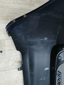 BA000211; Бампер задний; без паркт. (52159-02400) для Toyota Auris I (2007- 2010)/БУ; Оригинал; Р1, Мелкий дефект; 