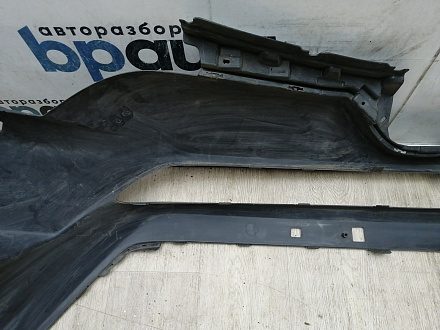 AA044794; Бампер передний; без паркт.; под омыват. (52119-0R180) для Toyota Rav4 40 рест. (2015 — 2019)/БУ; Оригинал; Р1, Мелкий дефект; 