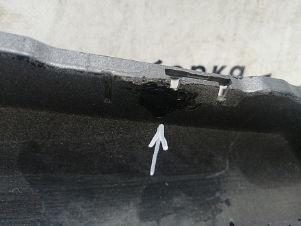 BA000182; Бампер передний; без паркт.; под омыват. (52119-05190) для Toyota Avensis/БУ; Оригинал; Р1, Мелкий дефект; 