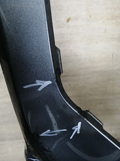 AA046270; Бампер передний; без паркт.; без омыват. (86511-F2000) для Hyundai Elantra VI (AD) (2016-2018)/БУ; Оригинал; Р2, Удовлетворительное; 