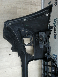 BA000166; Бампер передний; под паркт.; под омыват. (4G0 807 437) для Audi A6 C7/БУ; Оригинал; Р1, Мелкий дефект; 