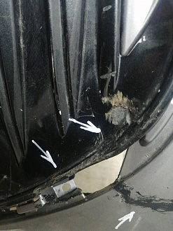 AA045790; Бампер передний; под паркт.; под омыват. (52119-06J20) для Toyota Camry 70 рест. (2021-2024)/БУ; Оригинал; Р2, Удовлетворительное; 