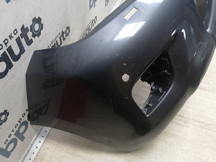 AA046003; Бампер передний; под паркт.; под омыват. (52119-60E01) для Toyota Land Cruiser Prado 150 (2010 — 2013)/БУ; Оригинал; Р1, Мелкий дефект; 