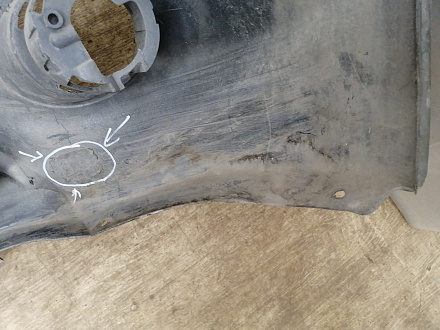 AA030291; Бампер передний; под паркт.; под омыват. (62022-1ME0H) для Infiniti/БУ; Оригинал; Р2, Удовлетворительное; 