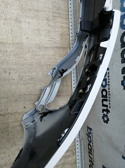 AA045877; Бампер передний; под паркт.; под омыват. (J8A2-17F003-GAW) для Land Rover Range Rover Velar L560 (2017 - 2023)/БУ; Оригинал; Р1, Мелкий дефект; 