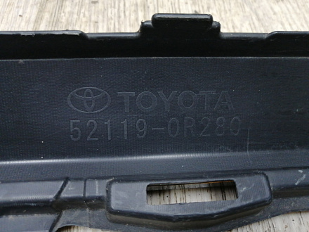 AA044884; Бампер передний; без паркт.; под омыват. (52119-0R280) для Toyota Rav4 50 (2019 -2025)/БУ; Оригинал; Р1, Мелкий дефект; 