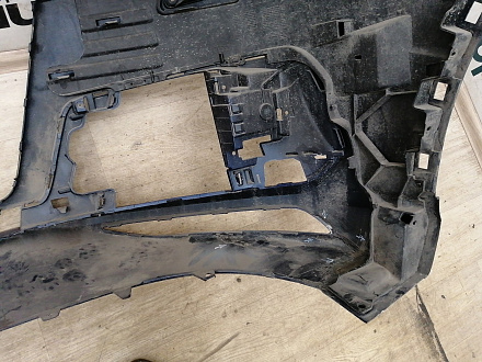 AA000663; Бампер передний, S-line; без паркт.; под омыват. (4M0807437) для Audi Q7 II (2015-2020)/БУ; Оригинал; Р1, Мелкий дефект; 