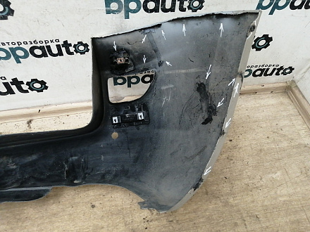 AA041487; Бампер задний; под паркт. (52159-42010) для Toyota Rav4 30  V 2.0 (2006 - 2009)/БУ; Оригинал; Р2, Удовлетворительное; 