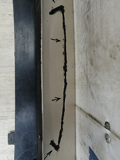 AA046211; Бампер задний; без паркт. (86611-10000) для Hyundai Matrix I рест. 2 (2008-2010)/БУ; Оригинал; Р2, Удовлетворительное; 