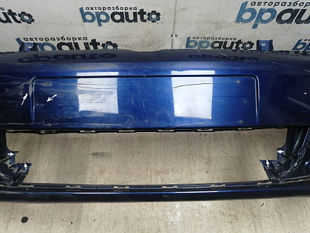 AA045789; Бампер передний; без паркт.; под омыват. (5M0807221N) для Volkswagen Golf Plus II (2009-2014)/БУ; Оригинал; Р2, Удовлетворительное; 