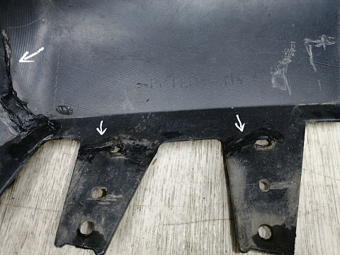 Фотография детали AA045158; Бампер передний; без паркт.; под омыват. (62022-EB340) для Nissan Pathfinder III (2004-2010)/БУ; Оригинал; Р2, Удовлетворительное; . Фото номер 15