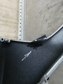 AA045602; Бампер передний; под паркт.; под омыват. (8K0 807 437 AC) для Audi A4 B8/БУ; Оригинал; Р1, Мелкий дефект; 