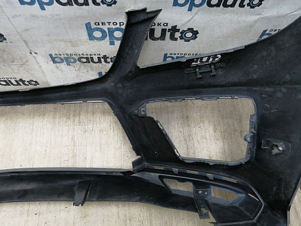 AA046106; Бампер передний, AMG; под паркт.; под омыват. (A1668854425) для Mercedes-Benz M-klasse III (W166) (2011-2015)/БУ; Оригинал; Р1, Мелкий дефект; 