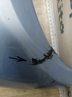 AA044986; Бампер передний; без паркт.; без омыват. (86511-2H000) для Hyundai Elantra IV (HD) (2006-2011)/БУ; Оригинал; Р1, Мелкий дефект; 