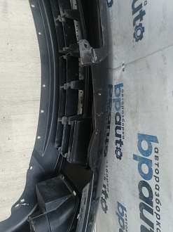 AA045991; Бампер передний; без паркт.; под омыват. (62022-EM00H) для Nissan Tiida/БУ; Оригинал; Р1, Мелкий дефект; 