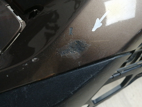 Фотография детали AA045927; Бампер передний, Track-Field; под паркт.; под омыват. (5N0807221T) для Volkswagen Tiguan I рест. (2011- 2016)/БУ; Оригинал; Р1, Мелкий дефект; . Фото номер 6