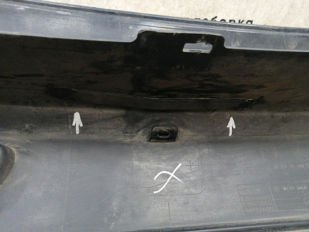 AA030810; Бампер задний; под паркт. (6410C550ZZ) для Mitsubishi Outlander III (2012-2014)/БУ; Оригинал; Р1, Мелкий дефект; 