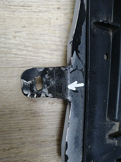 AA046061; Бампер задний, под расширители, Alltrack; под паркт. (3AF807221B) для Volkswagen Passat B7 Wagon (2011- 2014)/БУ; Оригинал; Р1, Мелкий дефект; 