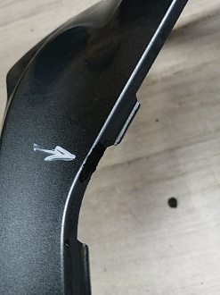 AA046270; Бампер передний; без паркт.; без омыват. (86511-F2000) для Hyundai Elantra VI (AD) (2016-2018)/БУ; Оригинал; Р2, Удовлетворительное; 