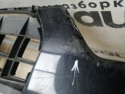 AA045626; Бампер передний; под паркт.; под омыват. (4G0 807 437) для Audi A6 C7/БУ; Оригинал; Р1, Мелкий дефект; 