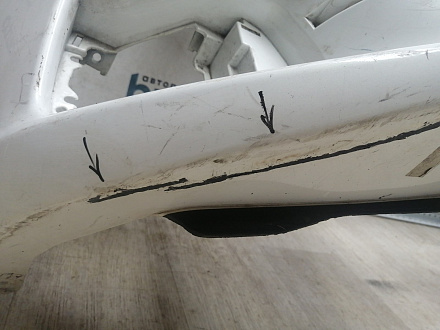 AA045724; Бампер передний; без паркт.; под омыват. (62022-4HB0H) для Infiniti Q50 (2013-2017)/БУ; Оригинал; Р1, Мелкий дефект; 