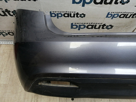 AA046110; Бампер задний; без паркт. (86611-4Y000) для Kia Rio III Sedan (2011- 2015)/БУ; Оригинал; Р1, Мелкий дефект; 