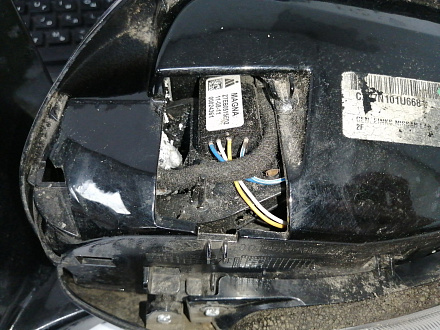 AA045265; Зеркало левое, 9 контактов (96302-KA90B) для Nissan Teana II (32) рест. (2011-2014)/БУ; Оригинал; Р1, Мелкий дефект; 