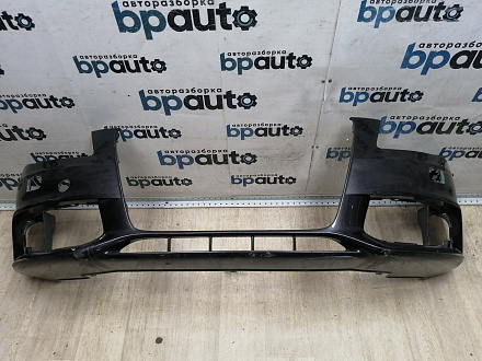 BA000155; Бампер передний; без паркт.; под омыват. (8K0 807 437 A) для Audi A4 B8/БУ; Оригинал; Р1, Мелкий дефект; 
