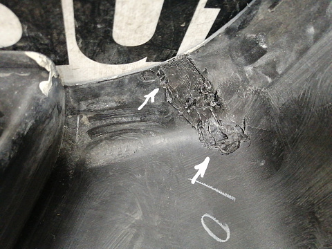 Фотография детали AA033902; Бампер задний; без паркт. (85022-JG04H) для Nissan X-Trail T31/БУ; Оригинал; Р1, Мелкий дефект; . Фото номер 20