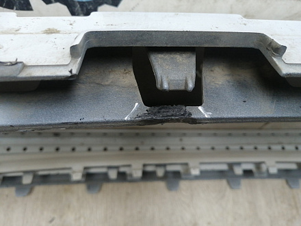 AA045707; Бампер передний; без паркт.; под омыват. (5СU807221A) для Volkswagen Jetta VI рест. (2015-2018)/БУ; Оригинал; Р2, Удовлетворительное; 