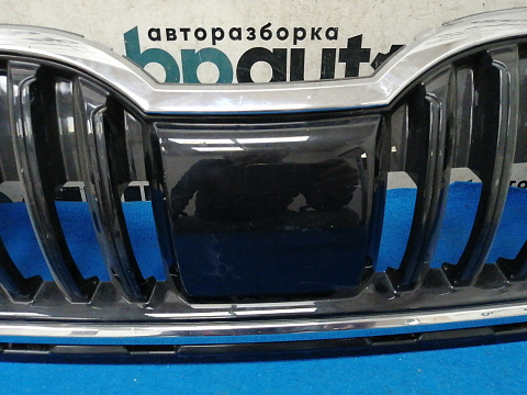 Фотография детали AA028313; Решетка радиатора (5E0 853 653 C) для Skoda Octavia/БУ; Оригинал; Р1, Мелкий дефект; . Фото номер 6