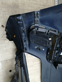 AA045881; Бампер передний; под паркт.; под омыват. (J8A2-17F003-GAW) для Land Rover Range Rover Velar L560 (2017 - 2023)/БУ; Оригинал; Р1, Мелкий дефект; 