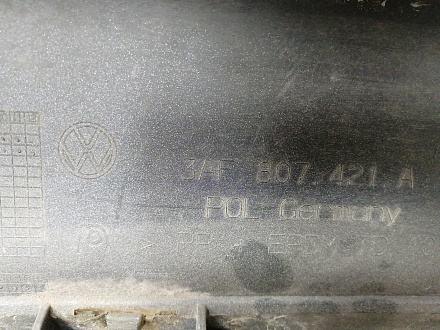 AA024804; Бампер задний; под паркт. (3AF807421A) для Volkswagen Passat B7 Wagon (2011- 2014)/БУ; Оригинал; Р1, Мелкий дефект; 