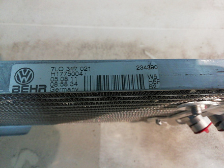 Радиатор охлаждения масла АКПП Порше Cayenne I рест. 957 2007-2010, новая с дефектом, фото 11