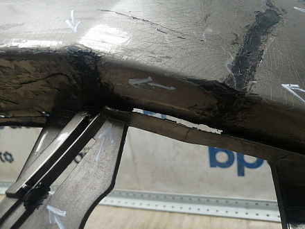 BA000248; Бампер передний; под паркт.; под омыват. (5M0807221N) для Volkswagen Golf Plus II (2009-2014)/БУ; Оригинал; Р2, Удовлетворительное; 