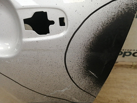 Фотография детали AA043319; Дверь задняя левая, под расширитель, не Long (67004-42100) для Toyota Rav4/БУ; Оригинал; Р3, Под восстановление; . Фото номер 11