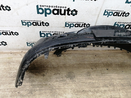 AA027857; Бампер передний; без паркт.; под омыват. (9654356877) для Peugeot 207/БУ; Оригинал; Р1, Мелкий дефект; 