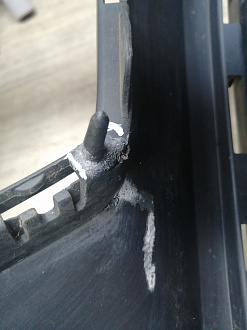 AA045781; Бампер передний, AMG; под паркт.; под омыват. (A1668854425) для Mercedes-Benz M-klasse III (W166) (2011-2015)/БУ; Оригинал; Р1, Мелкий дефект; 