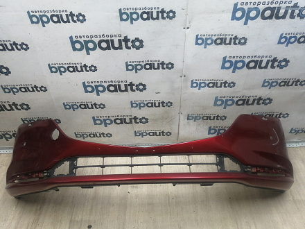 AA046200; Бампер передний; под паркт.; под омыват. (GSH7-50031) для Mazda 6 III (GJ) рест. 2 (2018-2024)/БУ; Оригинал; Р1, Мелкий дефект; 