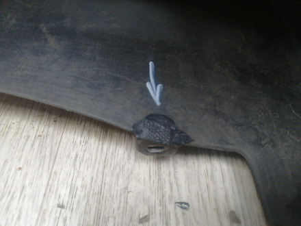 AA045771; Бампер передний; без паркт.; под омыват. (BGV450031) для Mazda 3 BL/БУ; Оригинал; Р2, Удовлетворительное; 