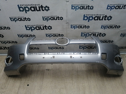 AA045778; Бампер передний; без паркт.; под омыват. (52119-42730) для Toyota Rav4 30 рест. V 2.4 (2009 - 2010)/БУ; Оригинал; Р1, Мелкий дефект; 