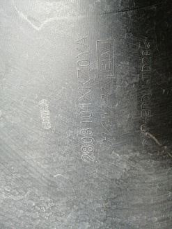 BA000283; Бампер передний; без паркт.; без омыват. (2803101XKZ0YA) для Haval M6 II (2021- н.в.)/БУ; Оригинал; Р1, Мелкий дефект; 