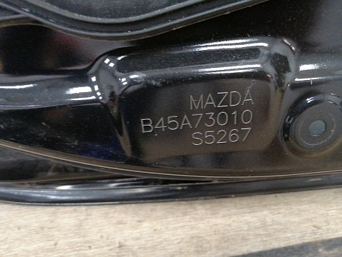 Фотография детали AA037326; Дверь задняя левая (B45A73010) для Mazda 3 BM/БУ; Оригинал; Р1, Мелкий дефект; (41W) Чёрный перламутр. Фото номер 26