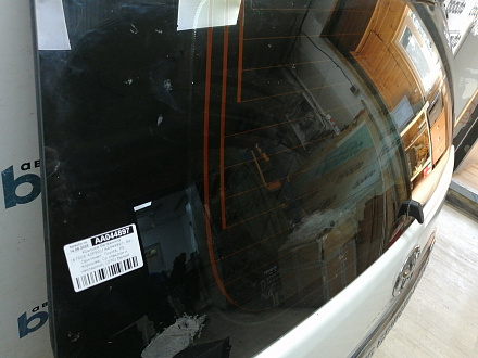 AA044897; Крышка багажника (67005-60F50) для Toyota Land Cruiser Prado 150 (2010 — 2013)/БУ; Оригинал; Р0, Хорошее; (070) Белый перламутр 3х. сл.
