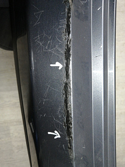 AA045417; Бампер задний; без паркт. (86611-M0000) для Hyundai Creta I (2016-2021)/БУ; Оригинал; Р1, Мелкий дефект; 