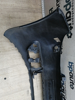 BA000245; Бампер передний; без паркт.; под омыват. (5M0807221N) для Volkswagen Golf Plus II (2009-2014)/БУ; Оригинал; Р2, Удовлетворительное; 